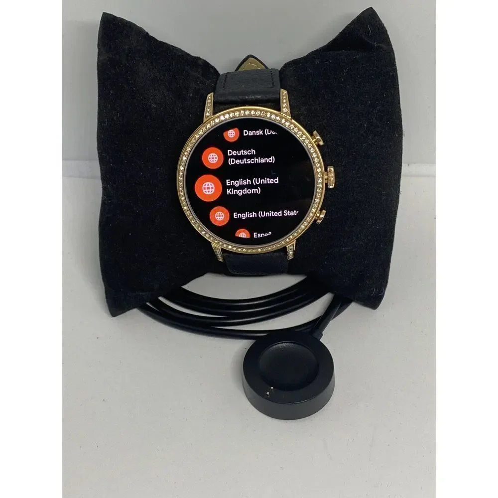 Fossil Gen 4 Authentic Digital Dial Smart Watch Custom Band FTW6030 AB173